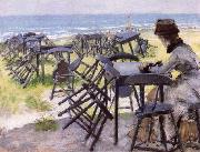 William Merrit Chase End of the Season France oil painting artist